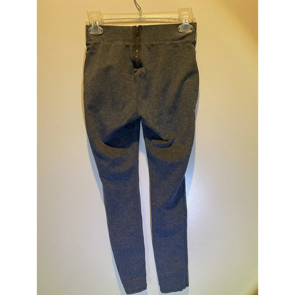 Time Tru Stretch Dress Pants, Pull‎ On Dark Grey, Women's Size XS